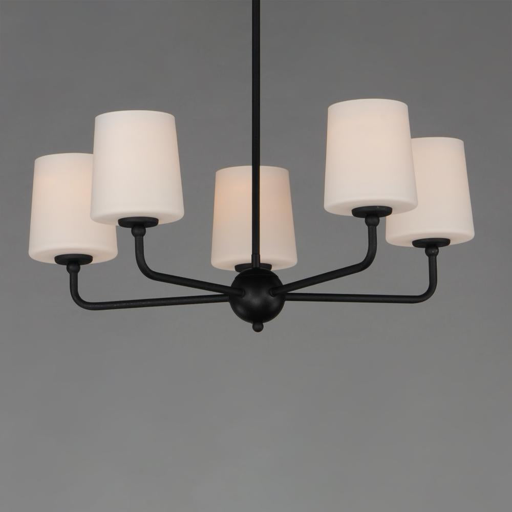 Maxim Lighting BRISTOL 12095SWAR Chandelier Traditional - Black