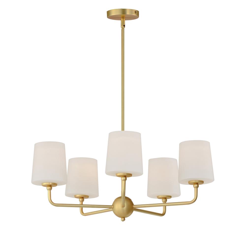 Maxim Lighting BRISTOL 12095SWSBR Chandelier Traditional - Brass