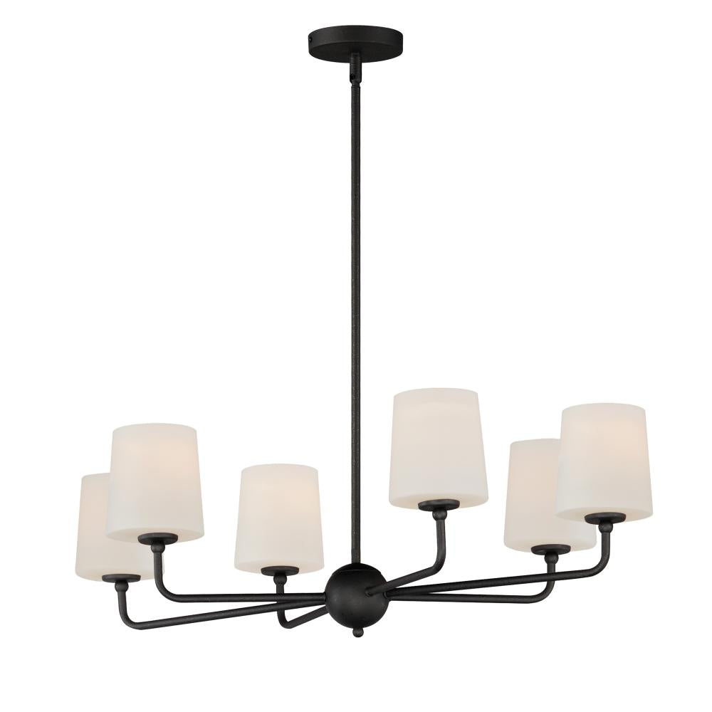 Maxim Lighting BRISTOL 12096SWAR Chandelier Traditional - Black