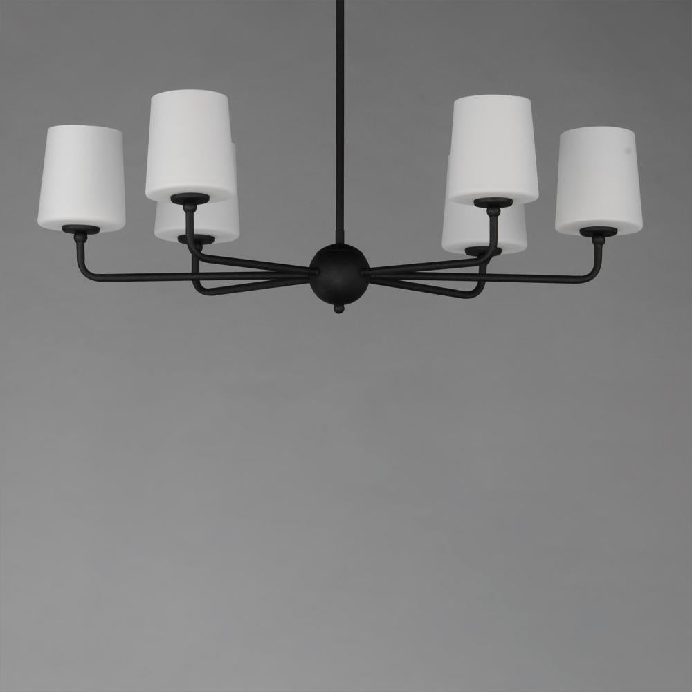 Maxim Lighting BRISTOL 12096SWAR Chandelier Traditional - Black