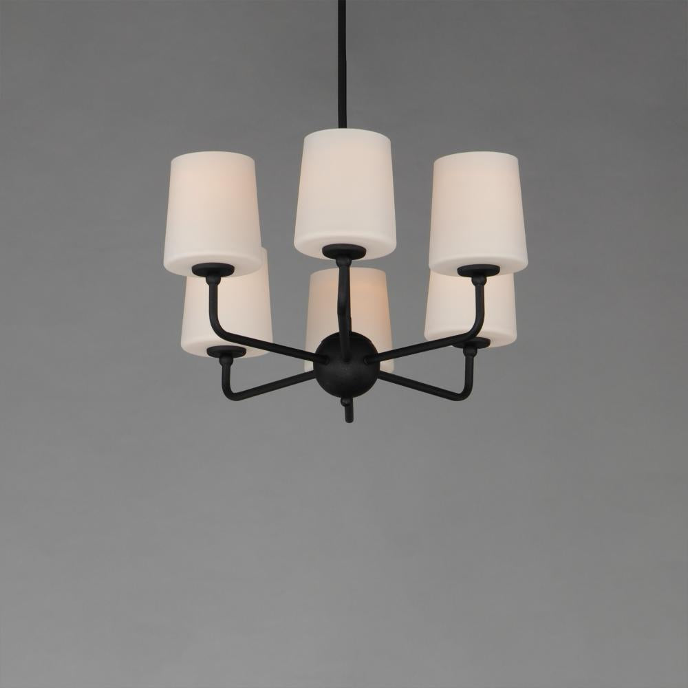 Maxim Lighting BRISTOL 12096SWAR Chandelier Traditional - Black