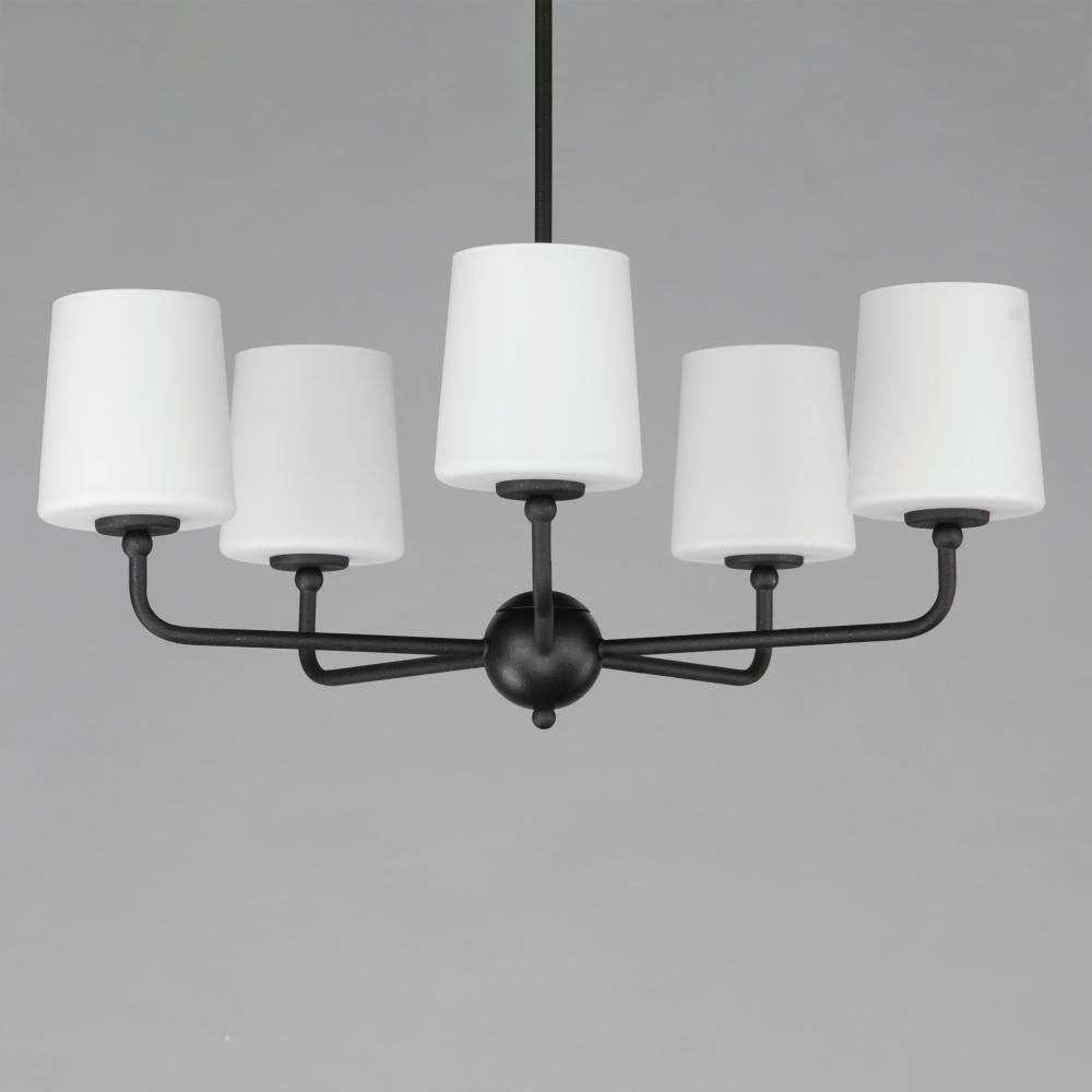 Maxim Lighting BRISTOL 12096SWAR Chandelier Traditional - Black