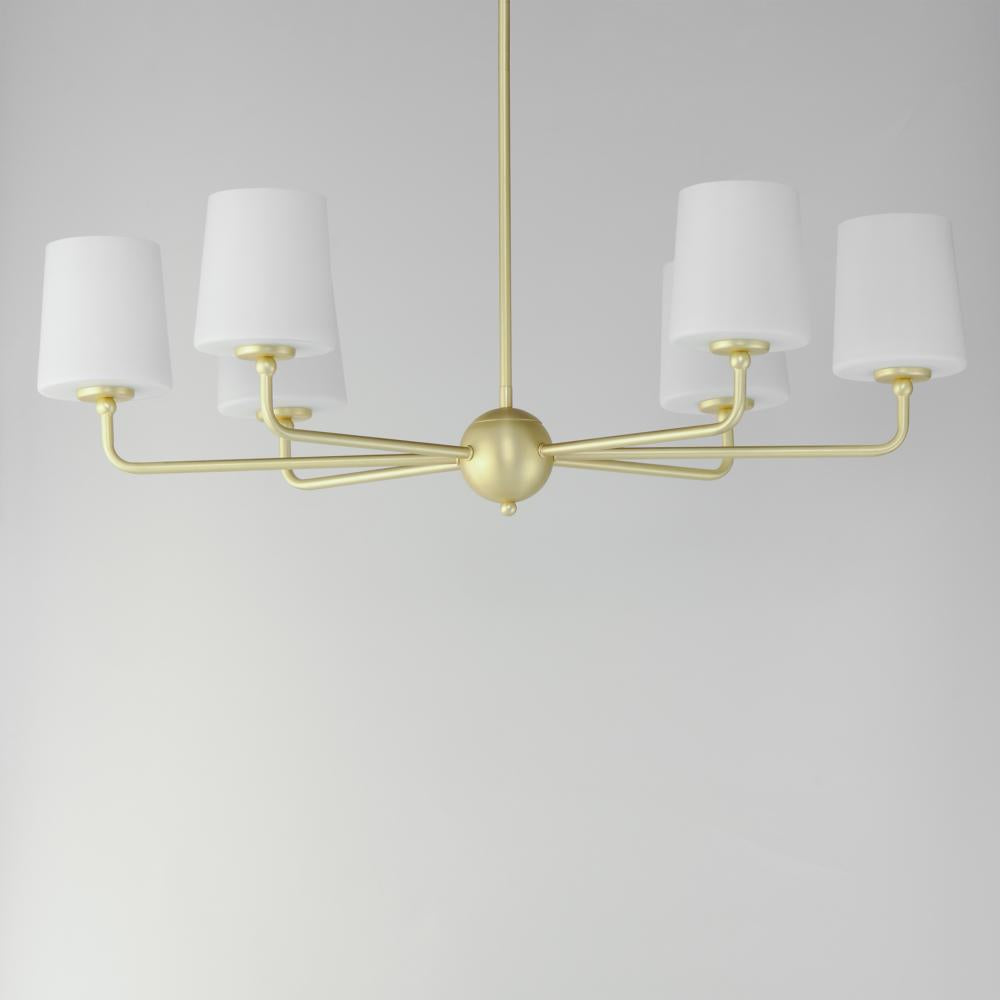 Maxim Lighting BRISTOL 12096SWSBR Chandelier Traditional - Brass