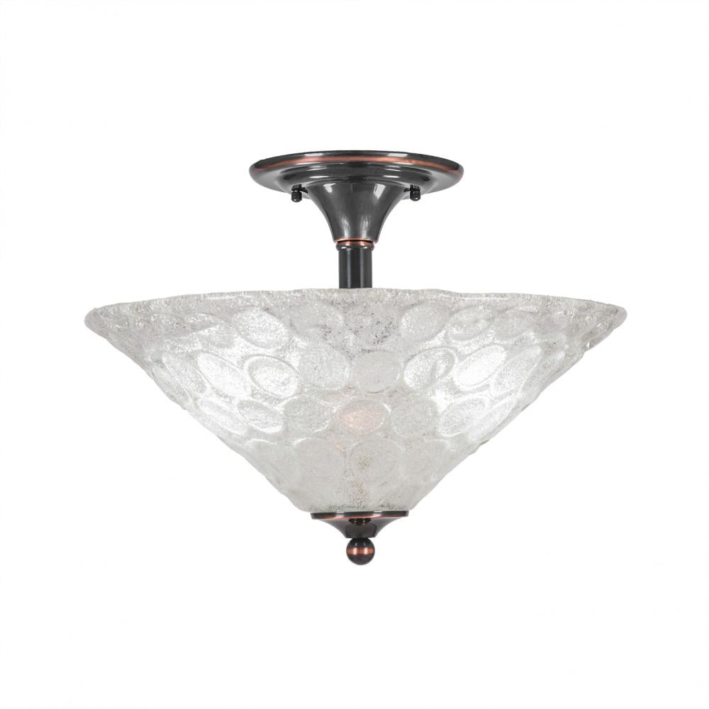 Toltec Company ANY 121-BC-411 Semi Flush Mt Traditional - Copper