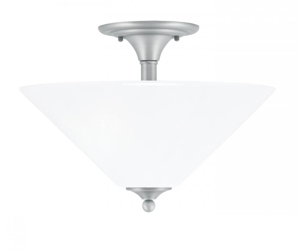 Toltec Company SEMI FLUSHES 121-BN-2161 Semi Flush Mt - Nickel