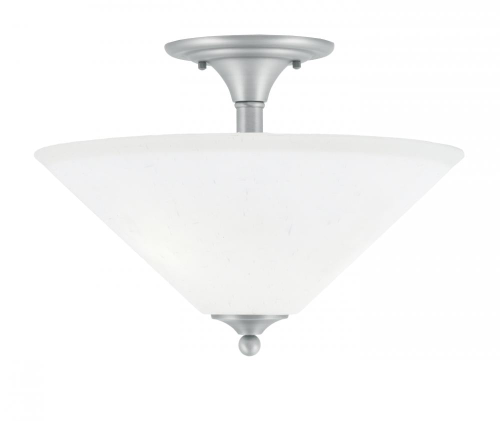 Toltec Company SEMI FLUSHES 121-BN-318 Semi Flush Mt - Nickel