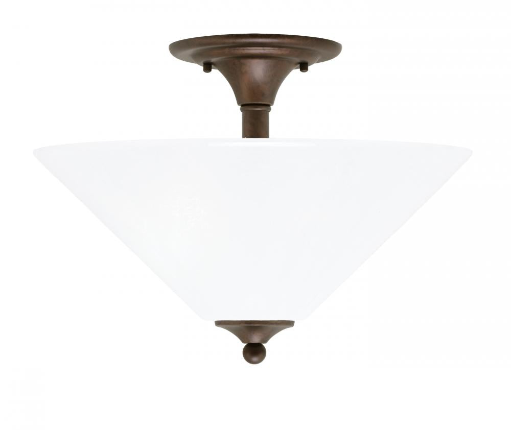 Toltec Company SEMI FLUSHES 121-BRZ-2161 Semi Flush Mt - Bronze