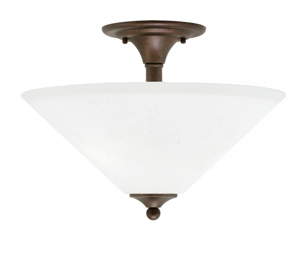 Toltec Company SEMI FLUSHES 121-BRZ-318 Semi Flush Mt - Bronze