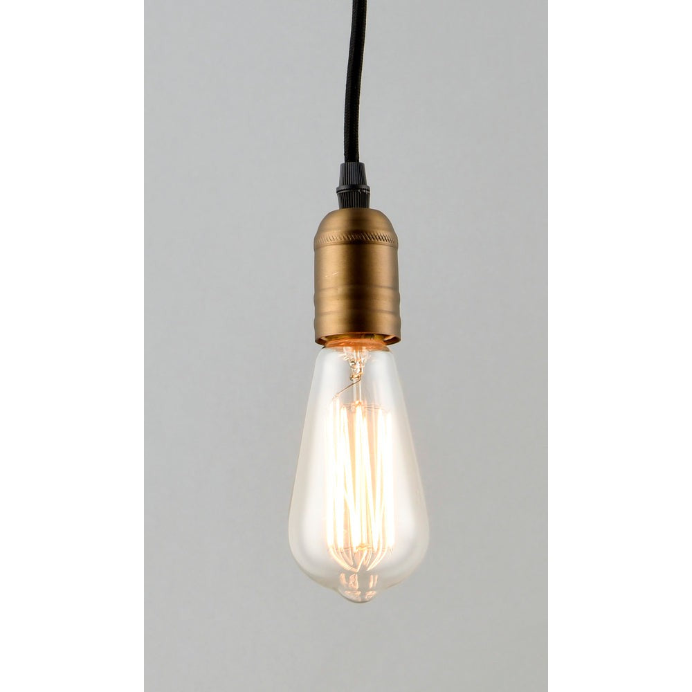 Maxim Lighting EARLY ELECTRIC 12121BKAB Pendant Country Rustic - Antique Brass