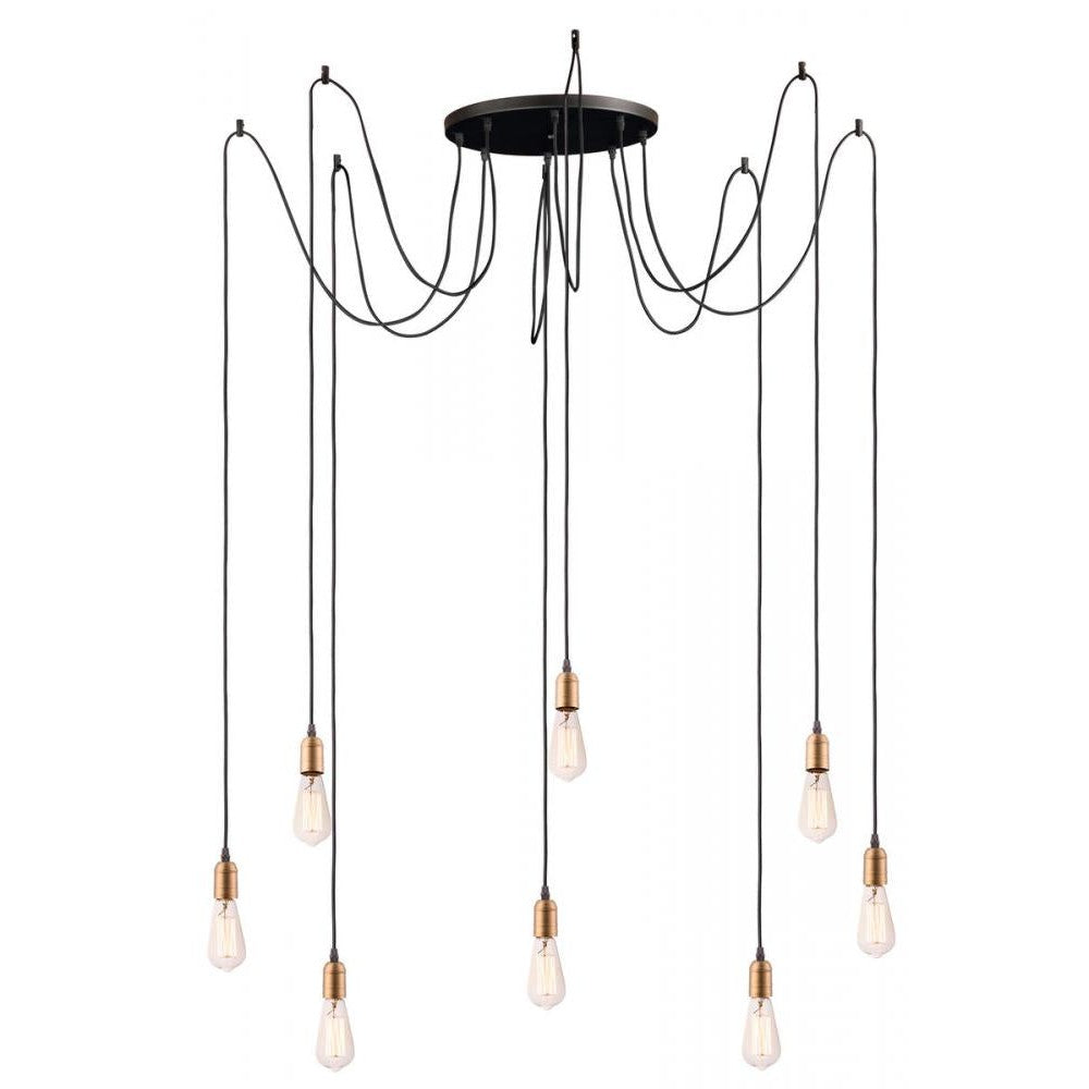 Maxim Lighting EARLY ELECTRIC 12128BKAB Pendant Country Rustic - Antique Brass