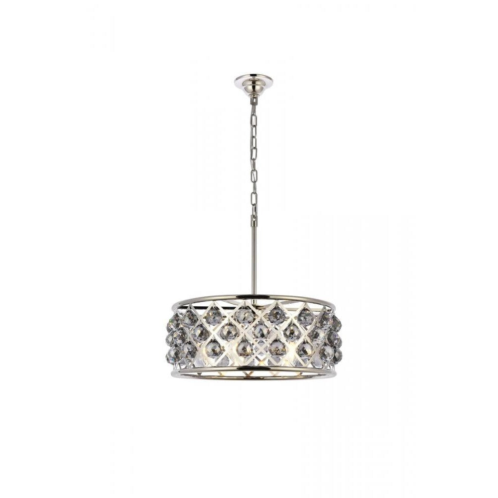 Elegant Lighting MADISON 1214D20PN-SS/RC Chandelier Transitional - Polished Nickel