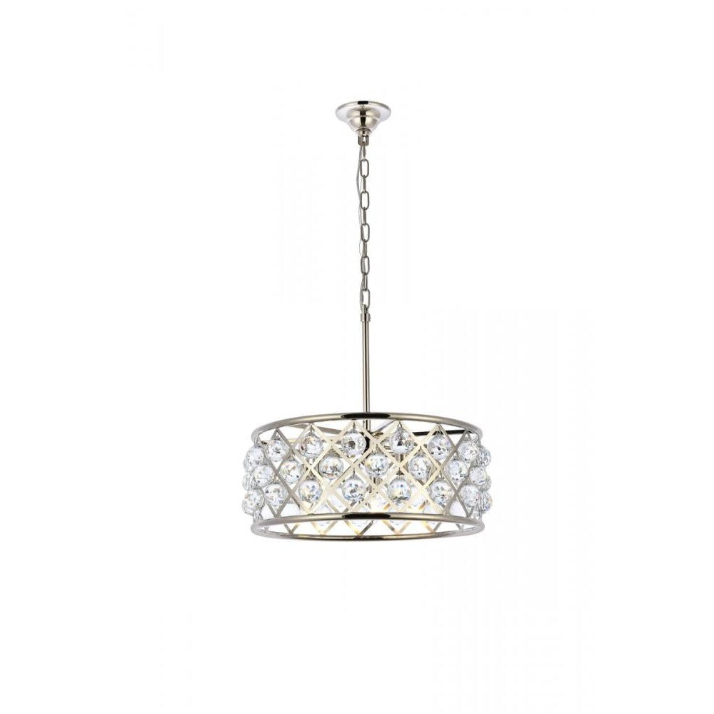 Elegant Lighting MADISON 1214D20PN/RC Chandelier Transitional - Polished Nickel