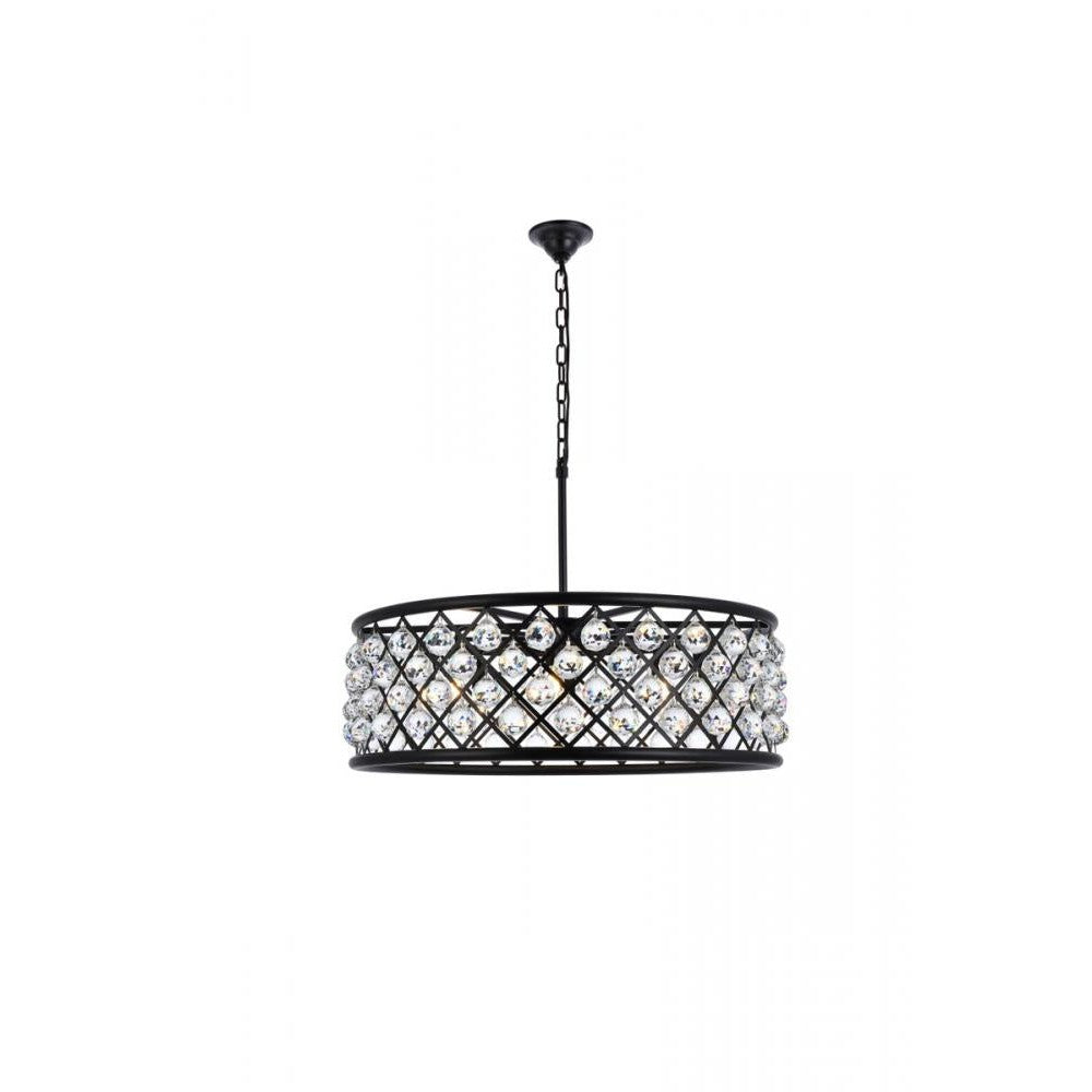 Elegant Lighting MADISON 1214D32MB/RC Chandelier Transitional - Matte Black