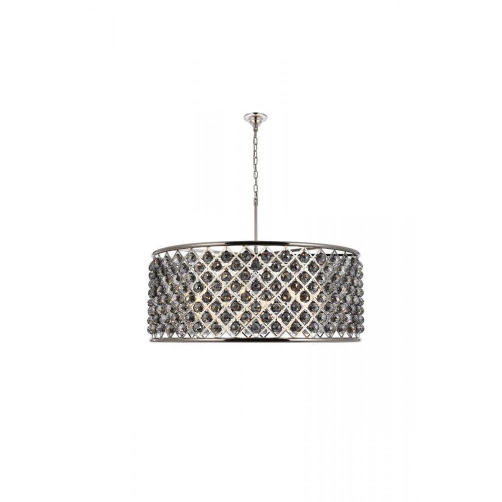 Elegant Lighting MADISON 1214G43PN-SS/RC Chandelier Transitional - Polished Nickel