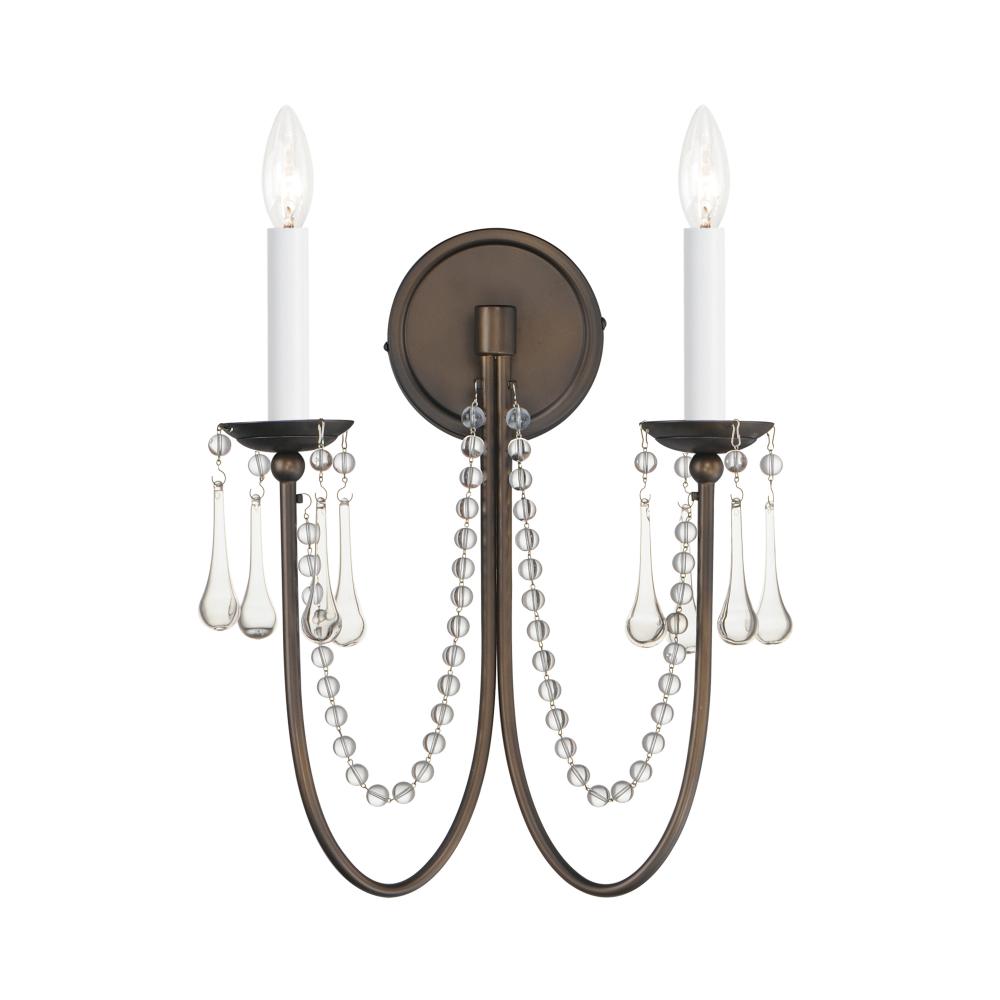 Plumette 14 Wall Sconce - Chestnut Bronze