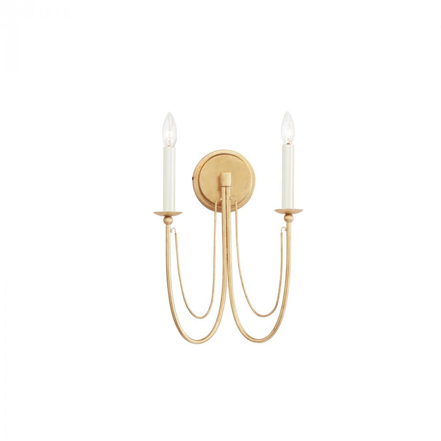 Maxim Lighting 12161GL Plumette 14 Wall Sconce - Gold Leaf