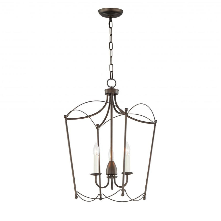 Maxim Lighting 12163CHB Plumette 0 Inch 3 Light Pendant – Chestnut Bronze