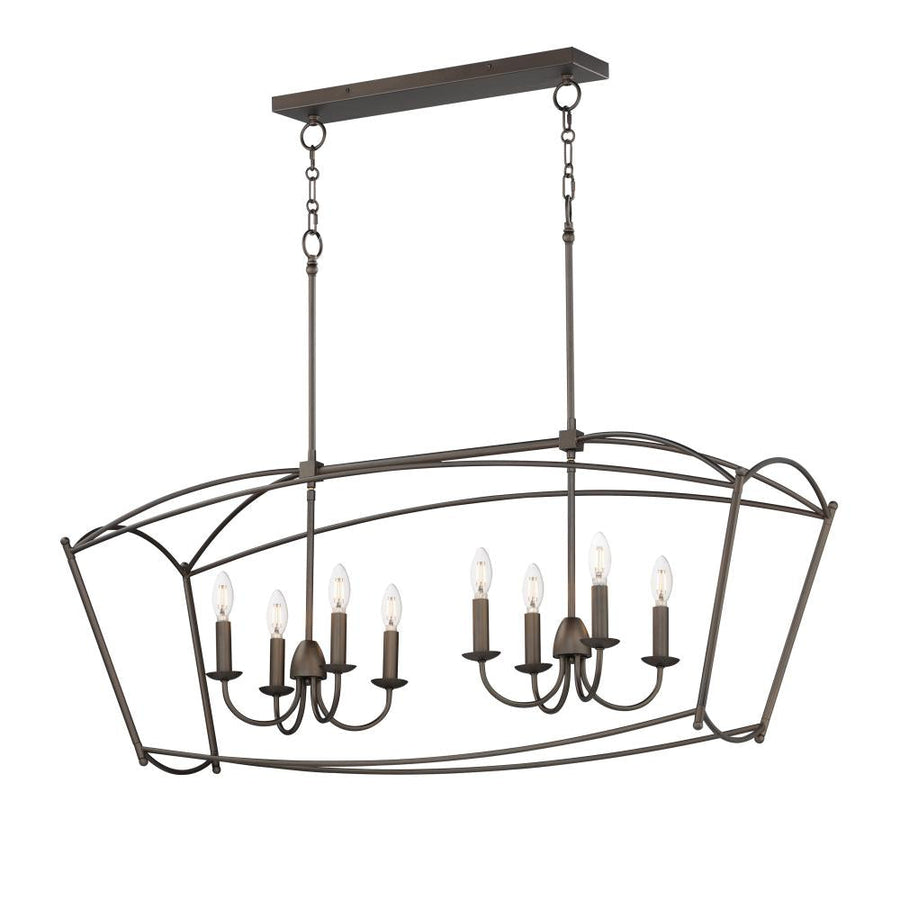 Maxim Lighting 12169CHB Plumette 48 Inch Linear Pendant – Chestnut Bronze