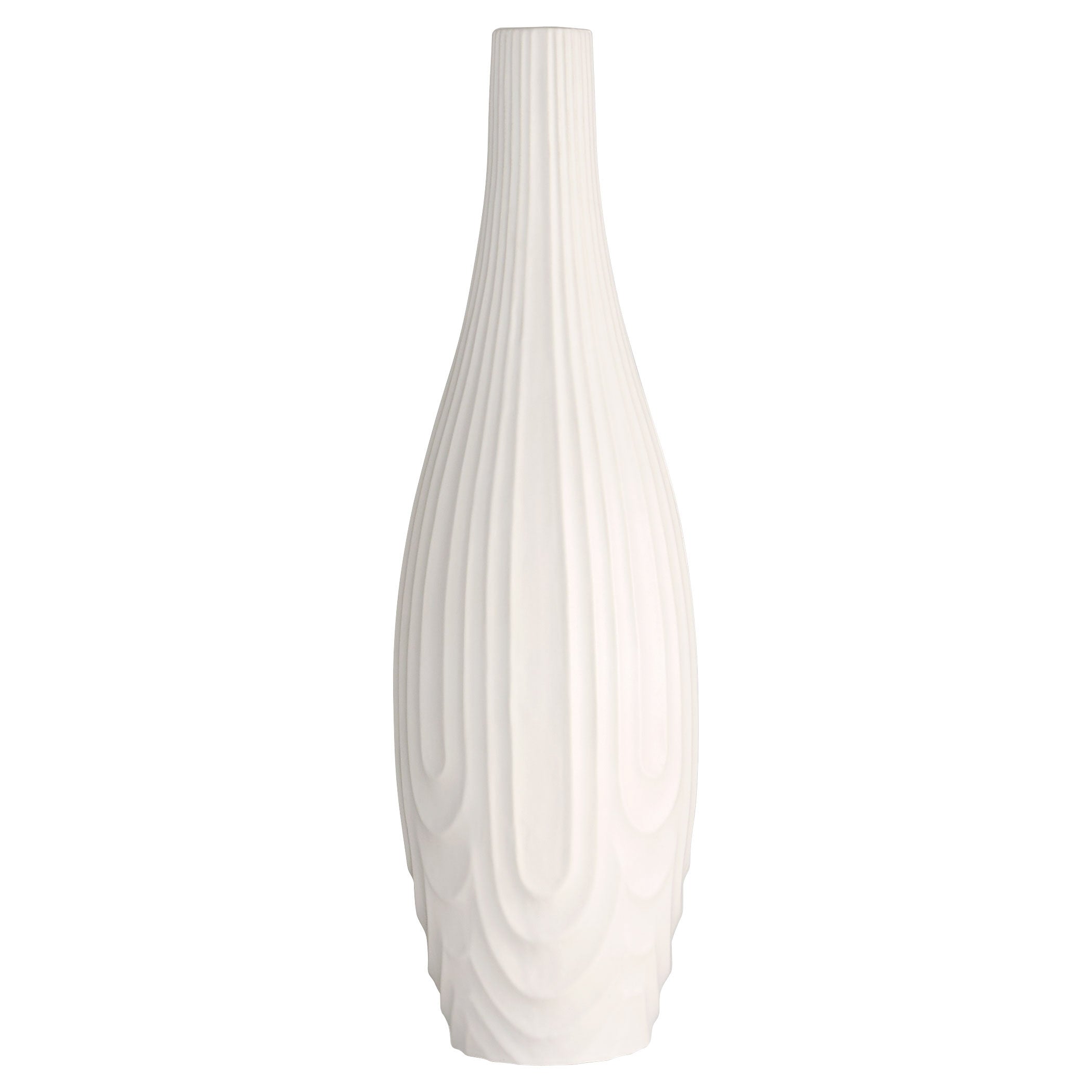 Cyan Design 12184 Vase, Home Decor, Debossed Texture, White