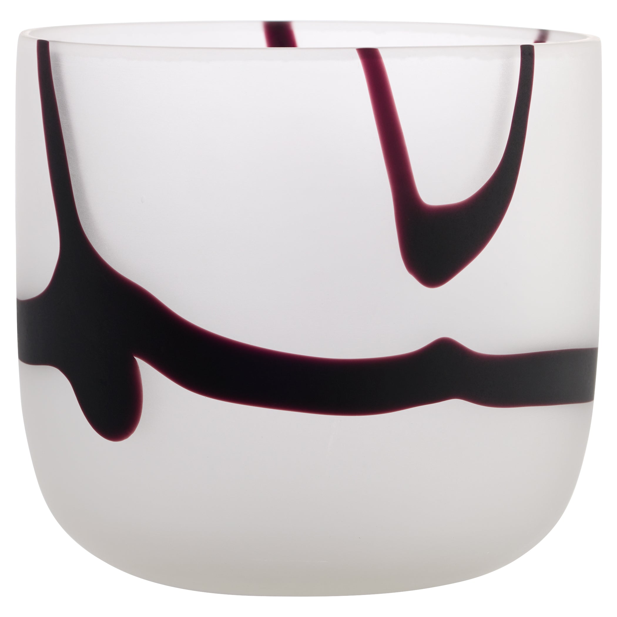 Cyan Design 12216 Vase, Home Decor, Luminescent Cased Glass, White | B