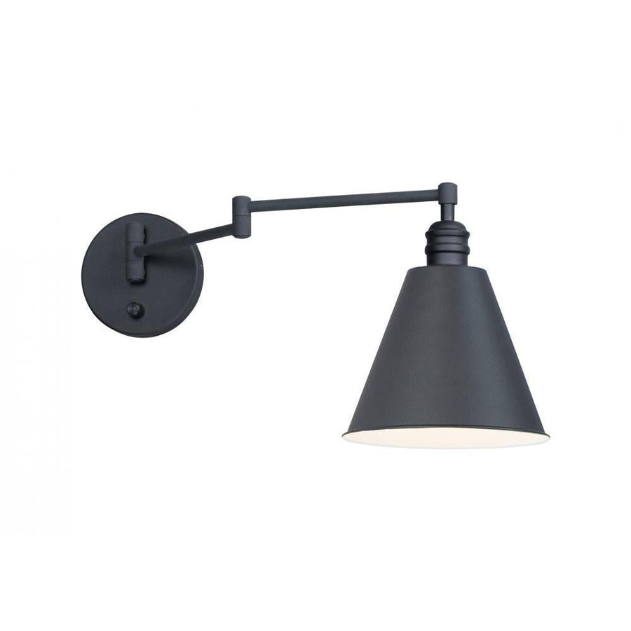 Maxim Lighting 12220BK Library 8 Wall Sconce - Black