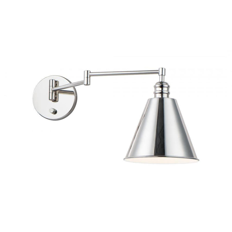 Maxim Lighting 12220PN Library 8 Wall Sconce - Polished Nickel
