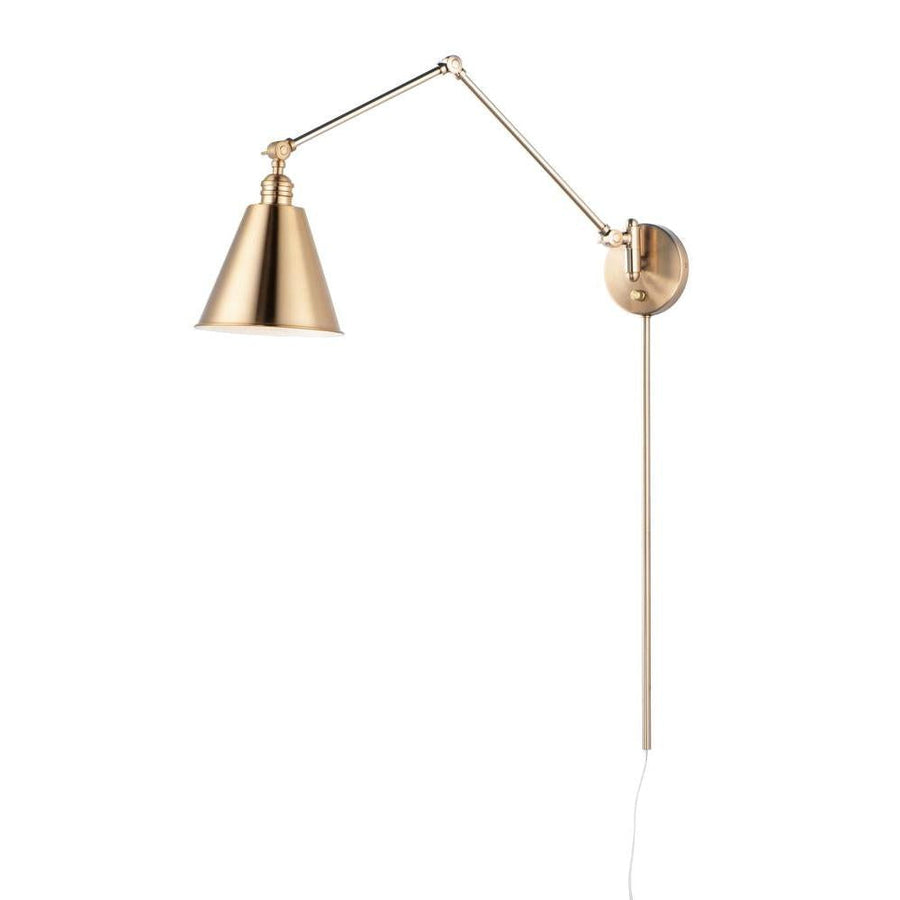 Maxim Lighting 12224HR Library 8 Wall Sconce - Heritage