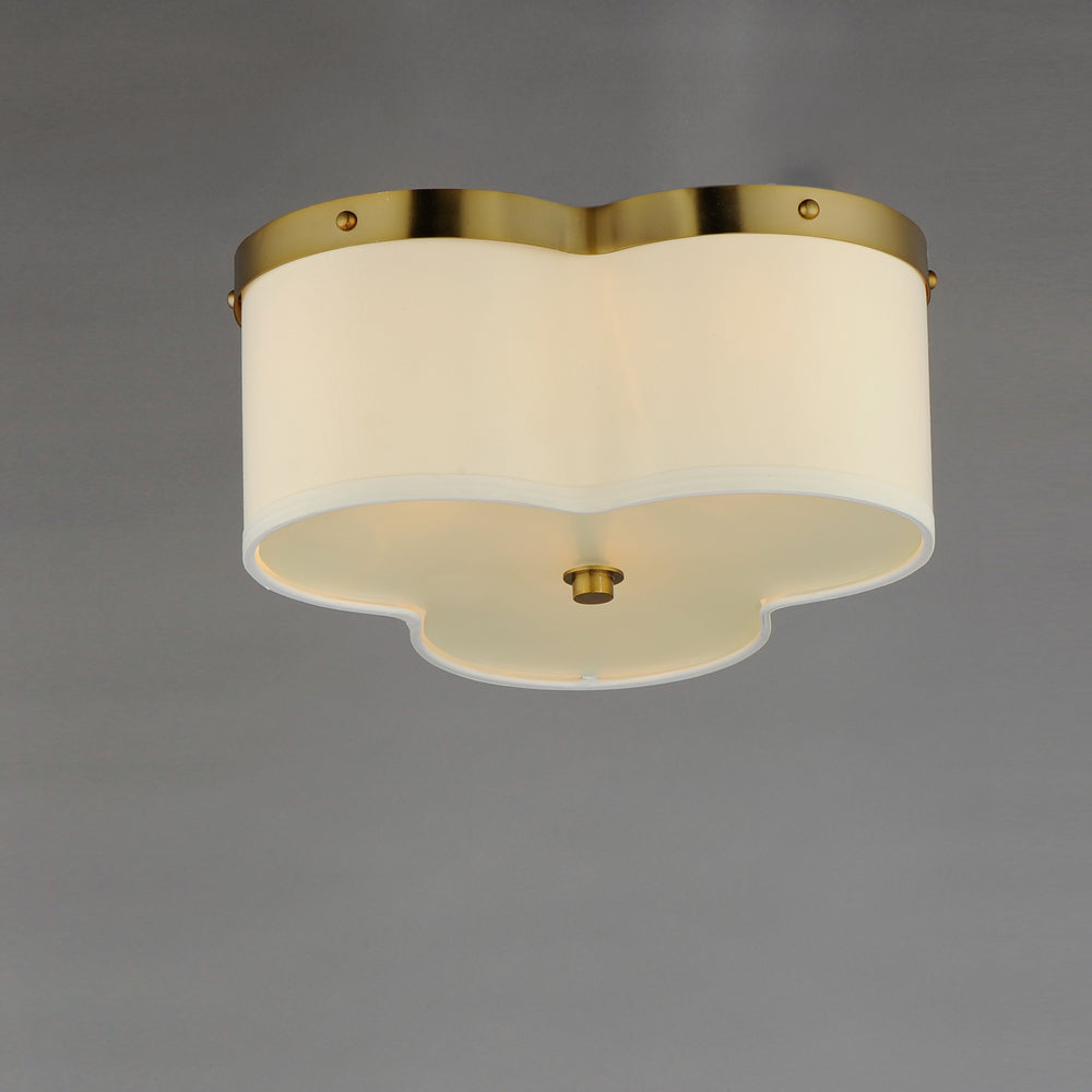 Maxim Lighting CLOVER 12243OFSBR Flush Mount Bohemian - Brass