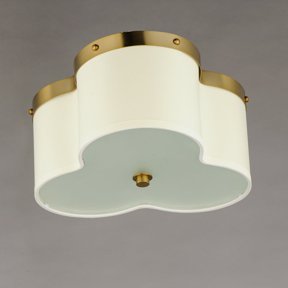 Maxim Lighting CLOVER 12243OFSBR Flush Mount Bohemian - Brass