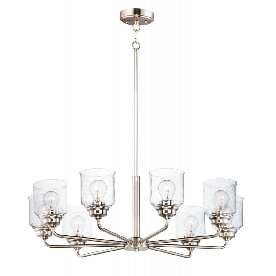Acadia 32 Inch Chandelier – Satin Nickel