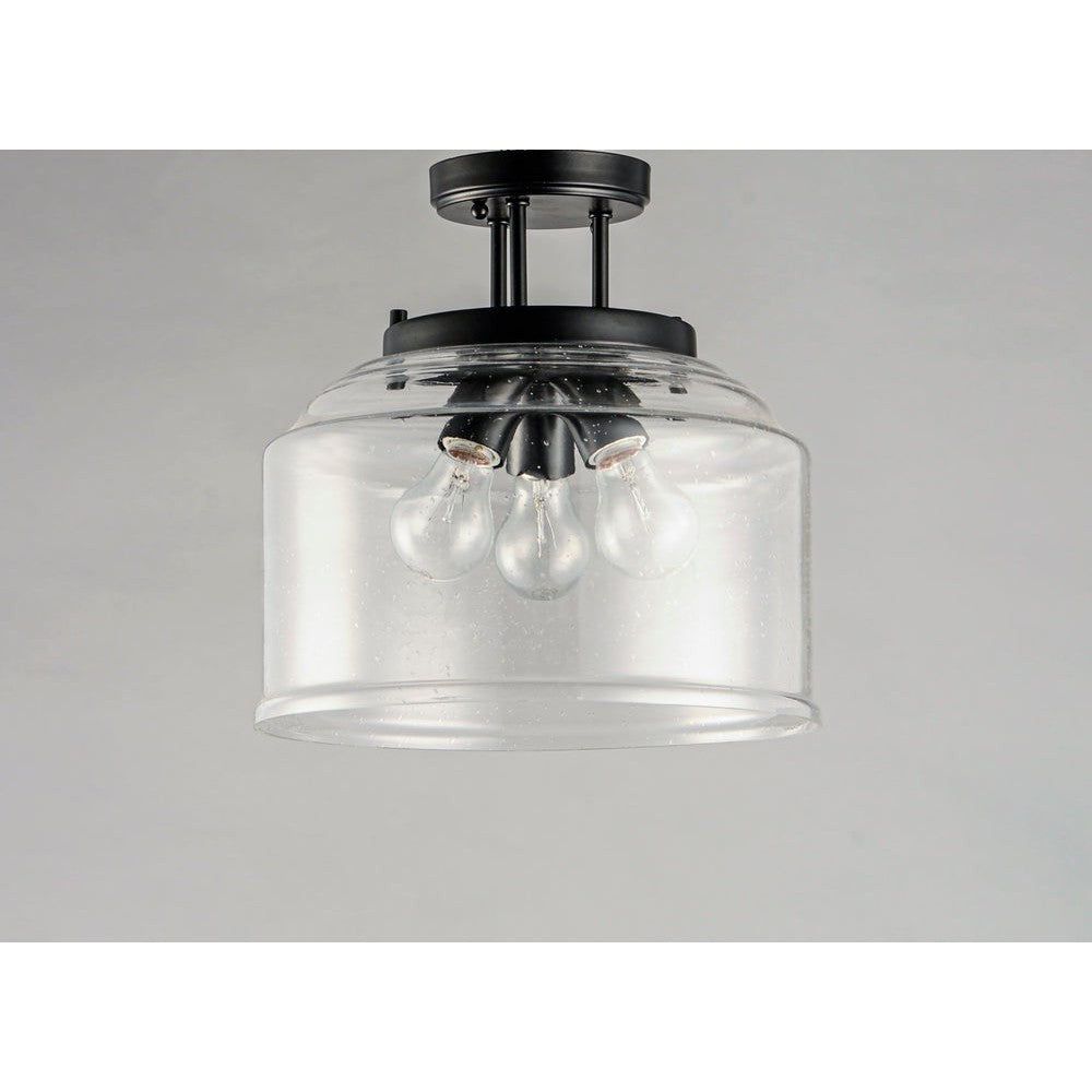 Maxim Lighting ACADIA 12271CDBK Semi Flush Mt Modern - Black