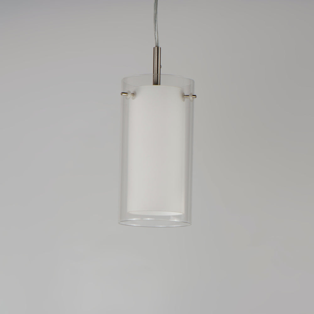 Maxim Lighting DUO 12289CLSWSN Mini Pendant Transitional - Nickel