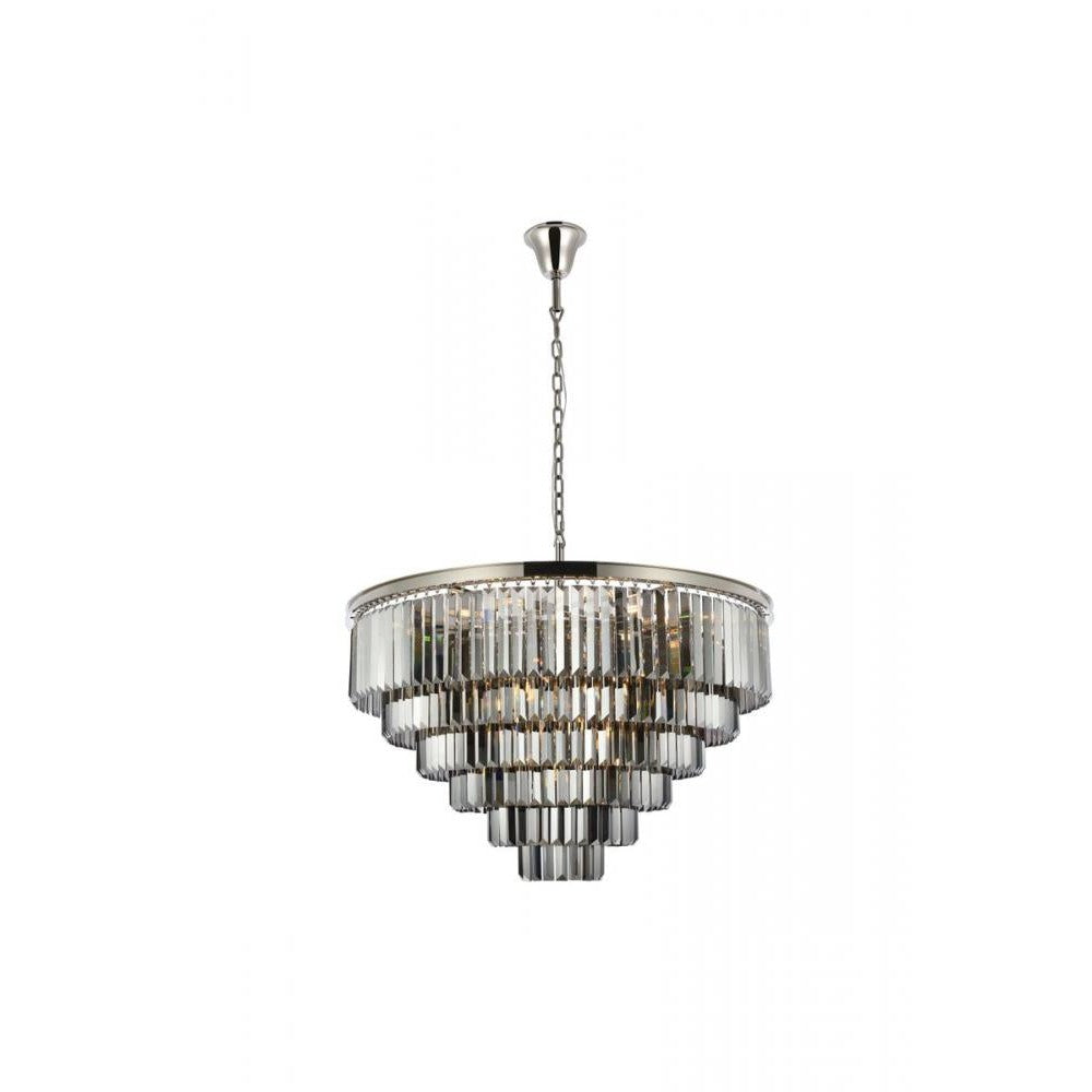 Elegant Lighting SYDNEY 1231D44PN-SS/RC Chandelier Transitional - Polished Nickel