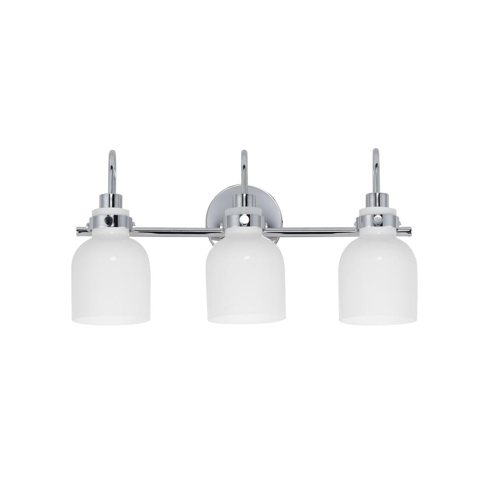 Milk 22 Inch Bathroom Vanity - Polished Chrome