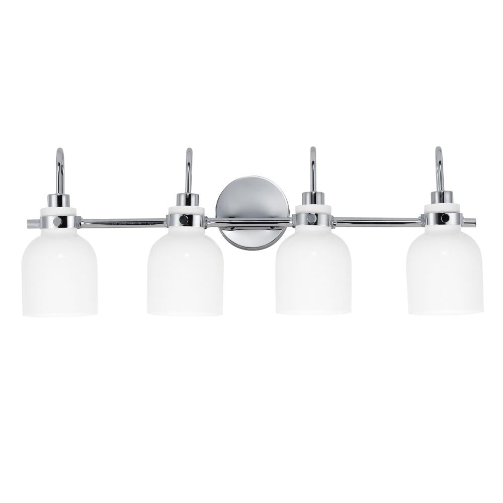 Milk 30.5 Inch Bathroom Vanity - Polished Chrome