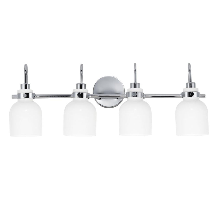 Maxim Lighting 12334WTPC Milk 30.5 Inch Bathroom Vanity - Polished Chrome