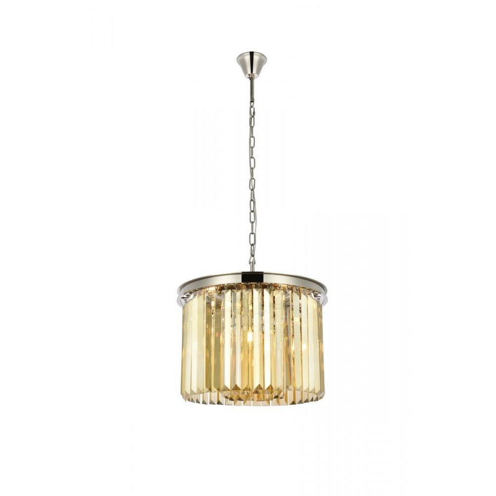 Elegant Lighting SYDNEY 1238D20PN-GT/RC Pendant Transitional - Polished Nickel