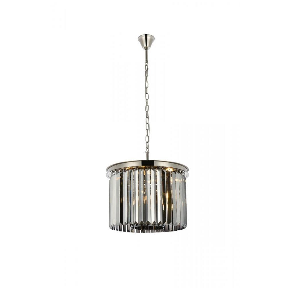 Elegant Lighting SYDNEY 1238D20PN-SS/RC Pendant Transitional - Polished Nickel