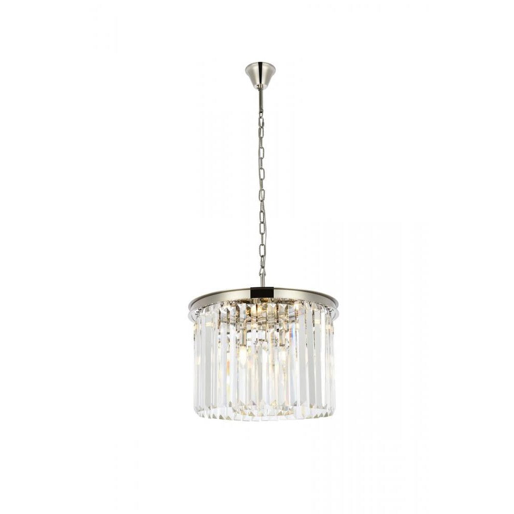 Elegant Lighting SYDNEY 1238D20PN/RC Pendant Transitional - Polished Nickel