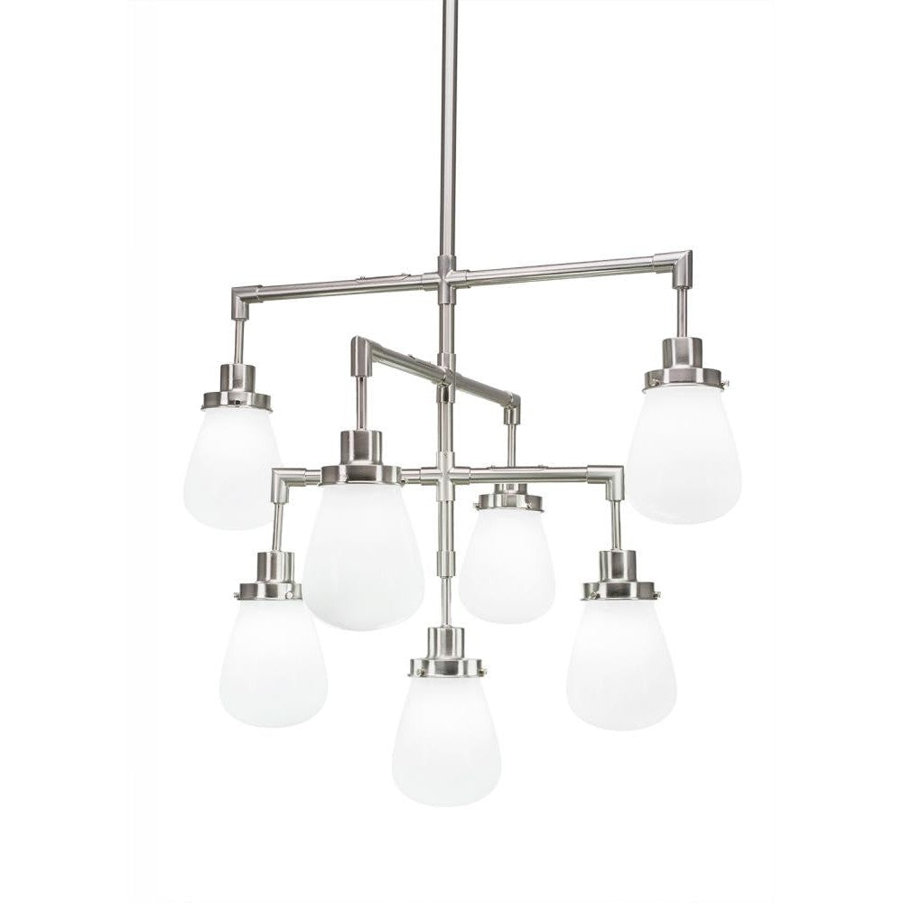 Toltec Company MERIDIAN 1239-BN-470 Chandelier Traditional - Nickel