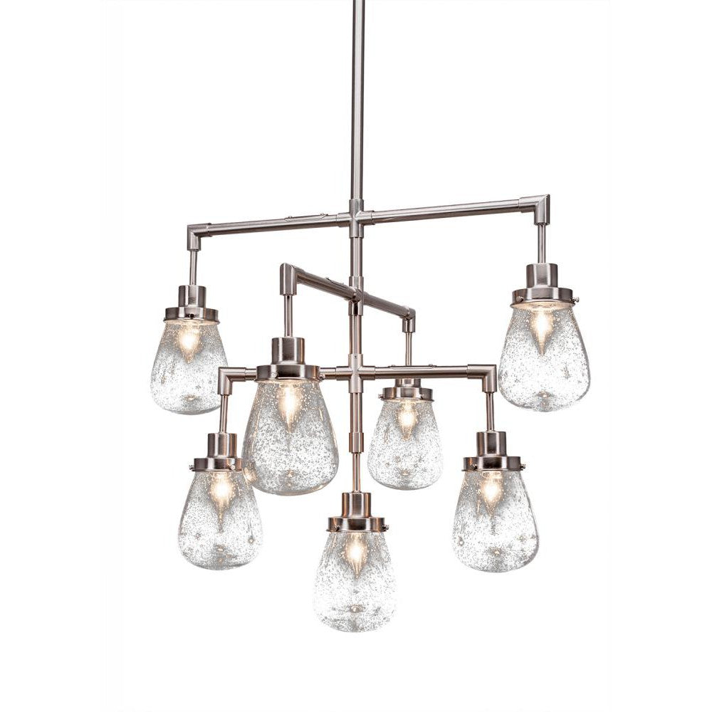 Toltec Company MERIDIAN 1239-BN-471 Chandelier Traditional - Nickel