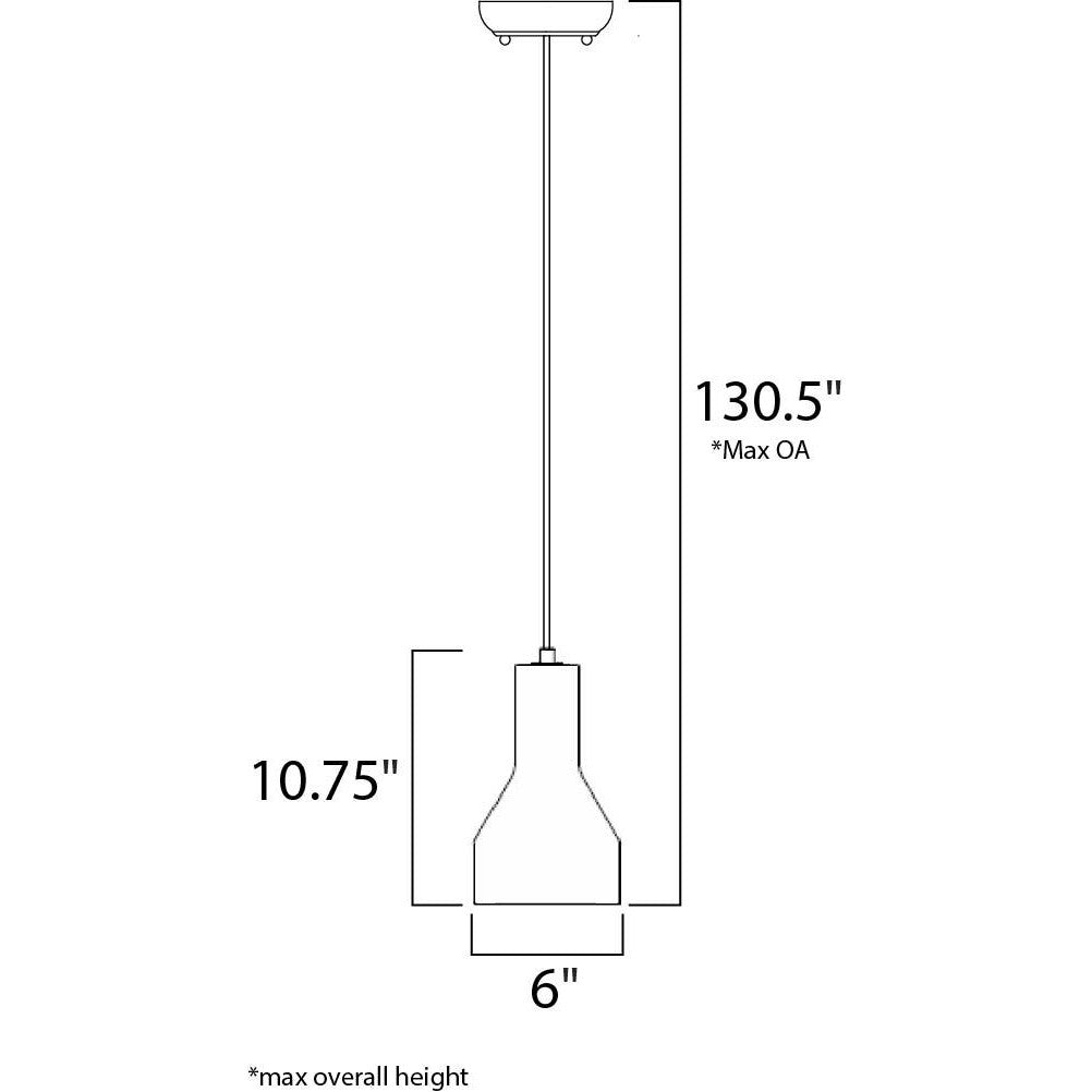 Maxim Lighting CRETE 12392GYPC Pendant Country Rustic - Chrome