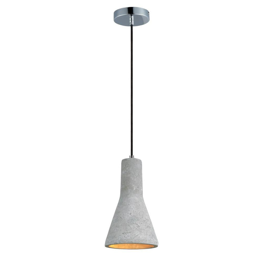 Crete 7.25 Inch Semi Flush Mount Light – Polished Chrome