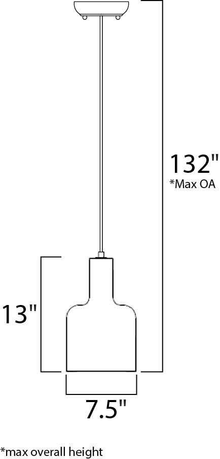 Crete-Single Pendant