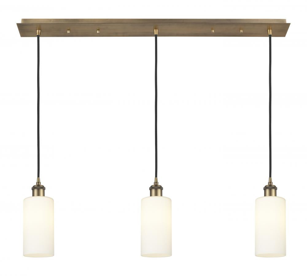 Innovations Lighting 123B-3P-BB-G434-7WH Pendant Art Deco - Damp Rated