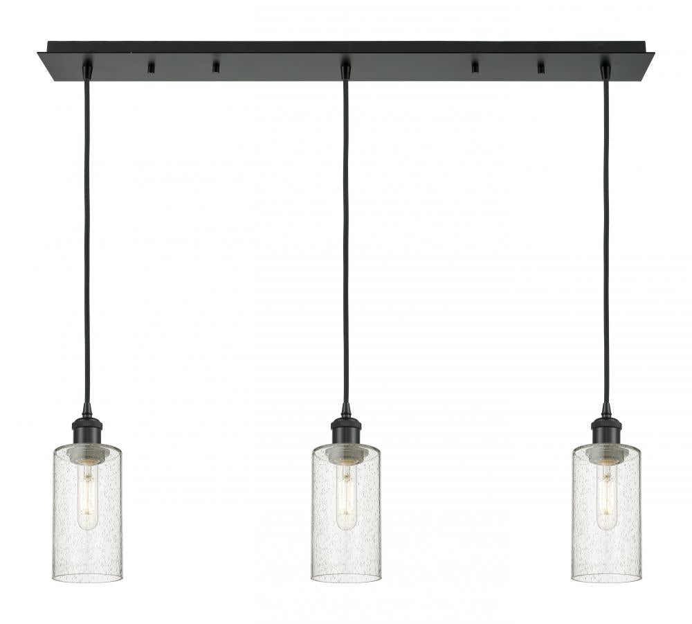 Innovations Lighting 123B-3P-BK-G434-7SDY Pendant Art Deco - Damp Rated