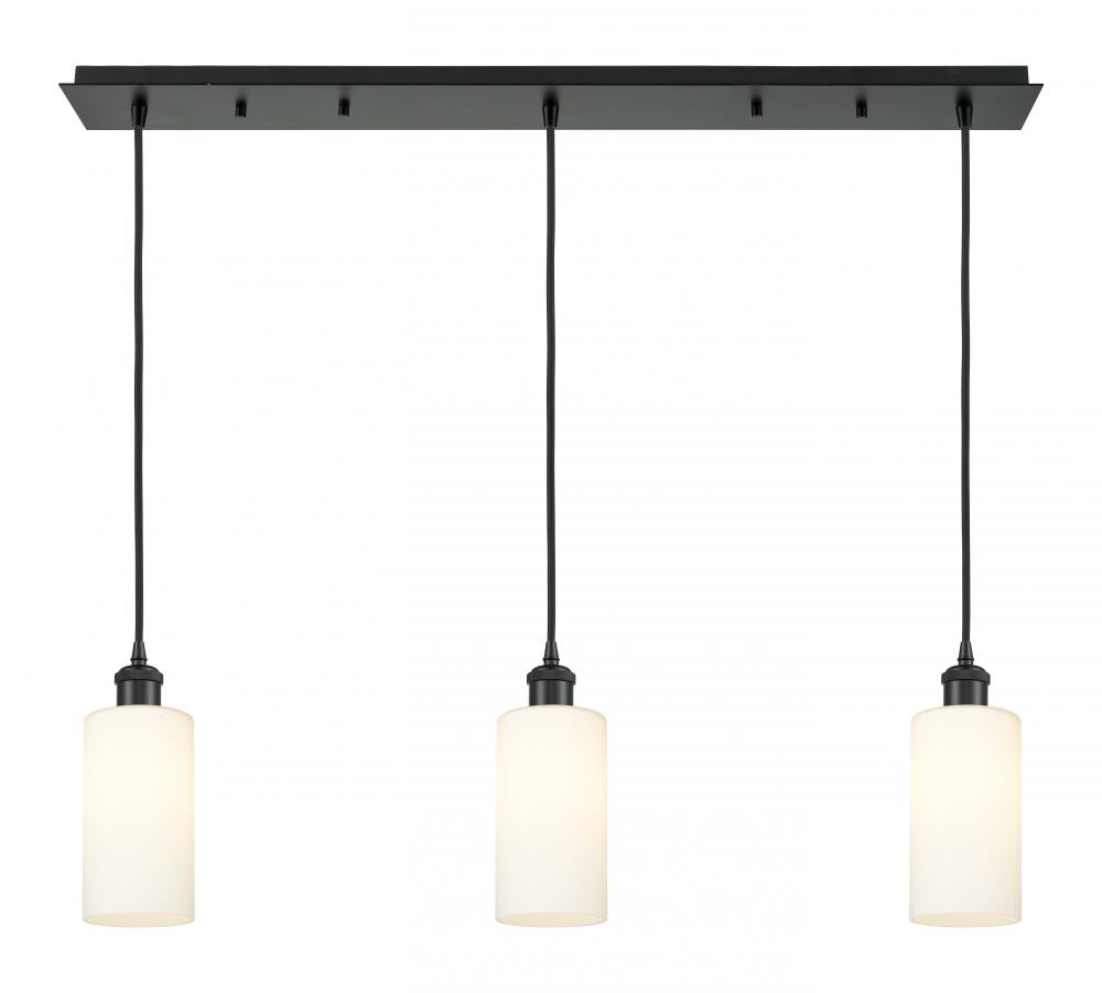 Innovations Lighting 123B-3P-BK-G434-7WH Pendant Art Deco - Damp Rated