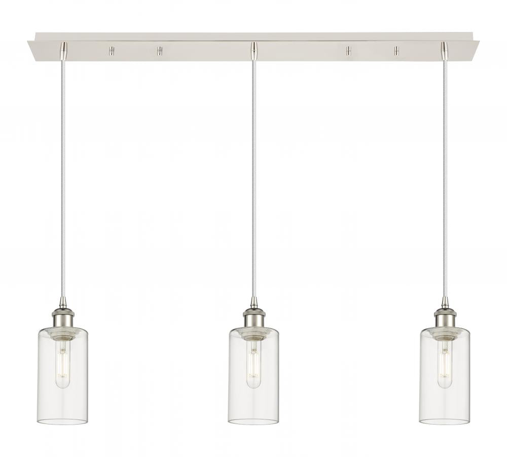 Innovations Lighting 123B-3P-PN-G434-7CL Pendant Art Deco - Damp Rated