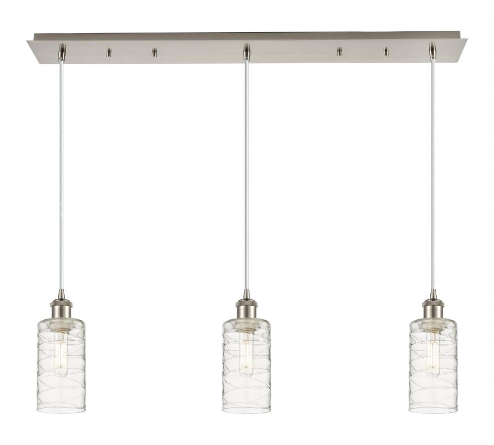 Innovations Lighting 123B-3P-SN-G434-7DE Pendant Art Deco - Damp Rated