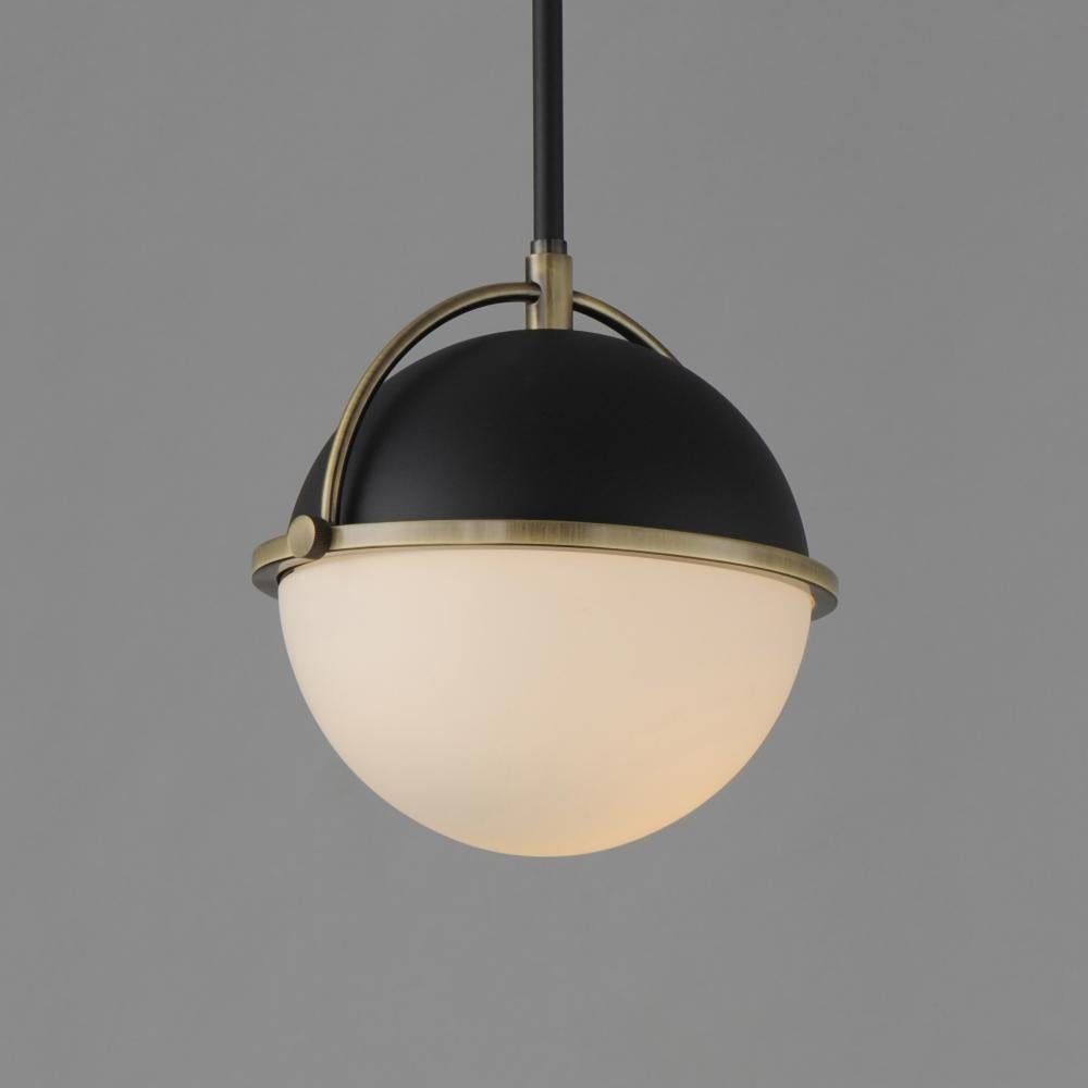 Maxim Lighting DUKE 12411SWBKWBR Pendant - Combination Finishes